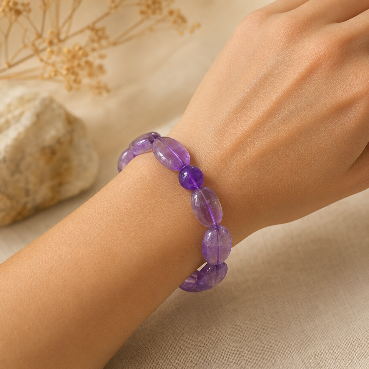 Amethyst Stone Bracelet