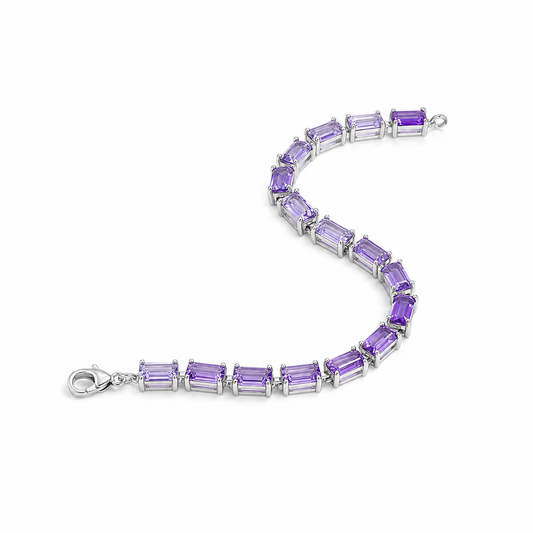 Amethyst Tennis Bracelet