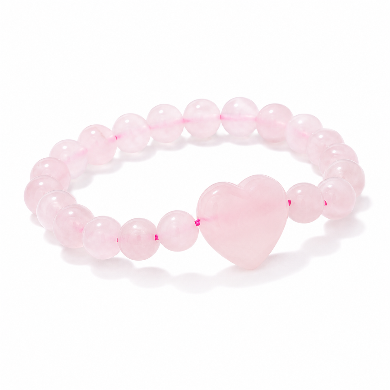 Bracelet with Rose Quartz