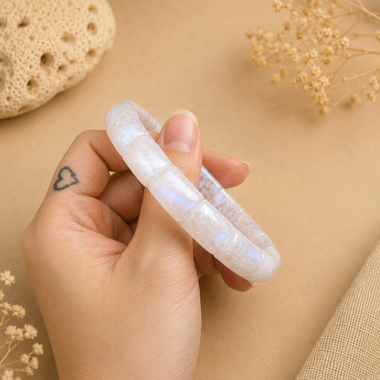 Moonstone Cuff Bracelet