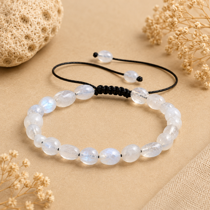 Moonstone Mala Bracelet