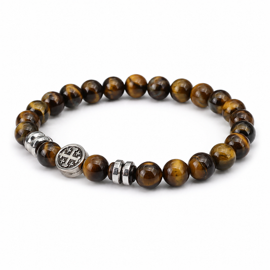 Mens Tiger Eye Bracelet