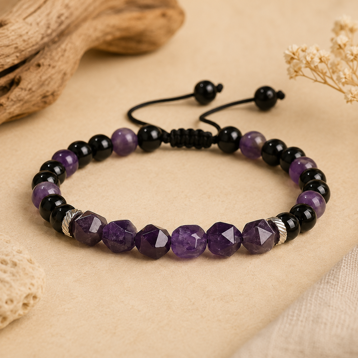 Amethyst Gemstone Bracelet