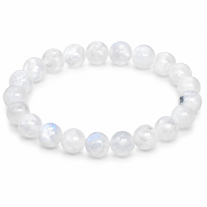 Moonstone Bead Bracelet
