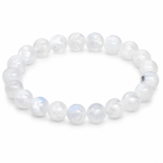 Moonstone Bead Bracelet