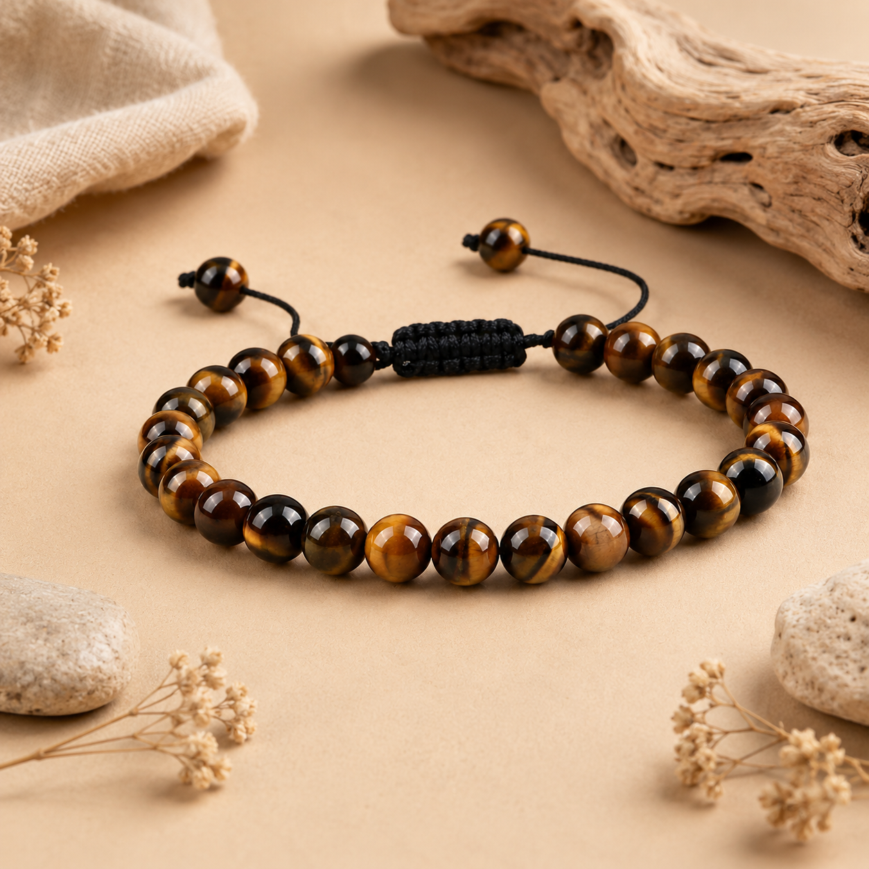 Real Tiger Eye Bracelet
