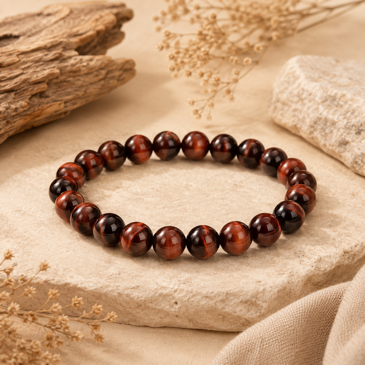 Red Tiger Eye Bracelet
