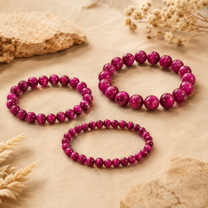 Pink Tiger Eye Bracelet