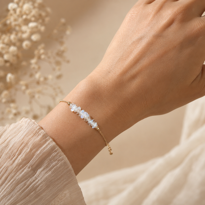 Moonstone Chip Bracelet