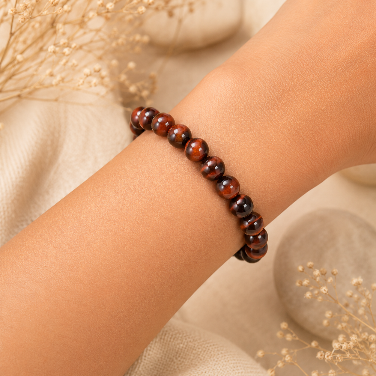 Red Tiger Eye Bracelet