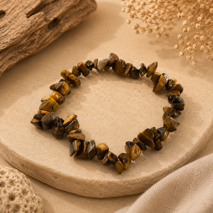 Tiger Eye Chip Bracelet