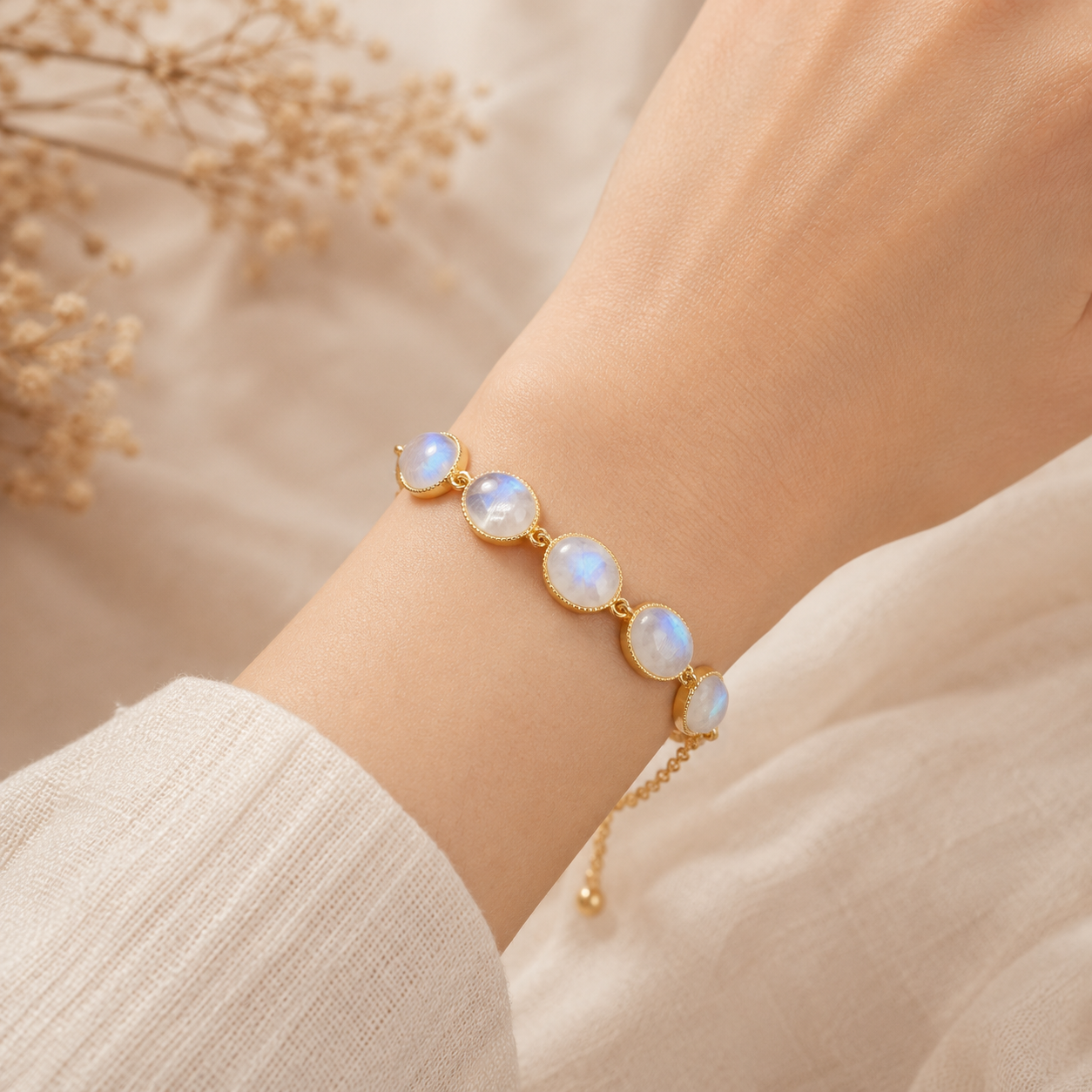 Vintage Moonstone Bracelet