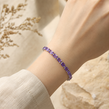 Amethyst Tennis Bracelet