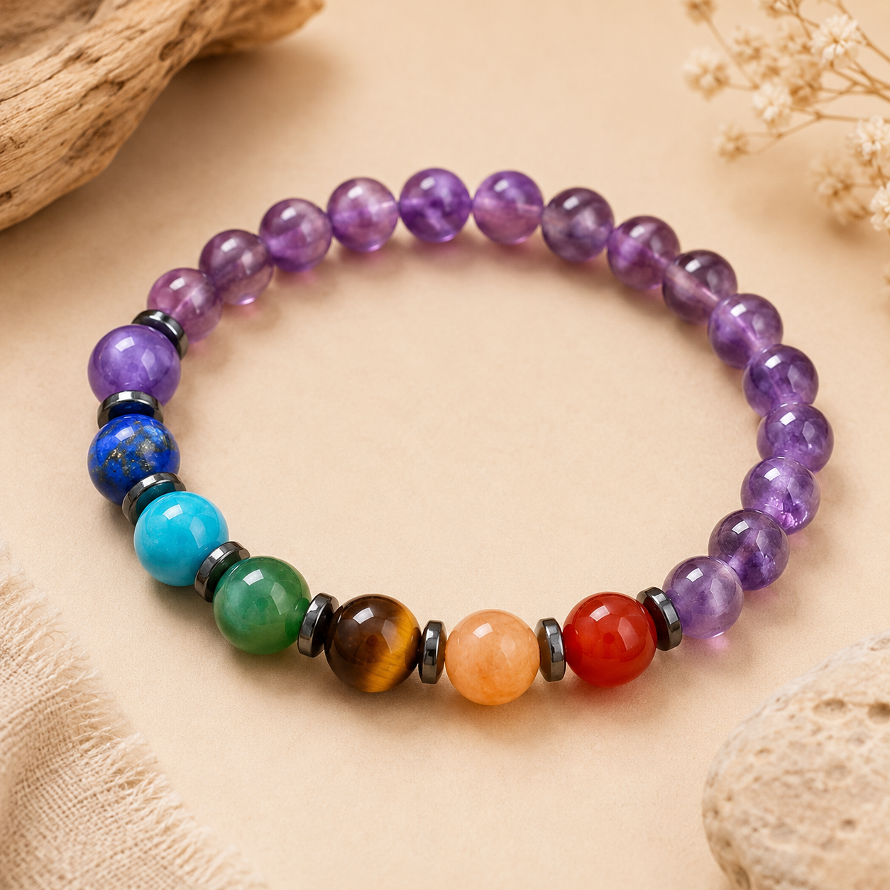 Amethyst Chakra Bracelet