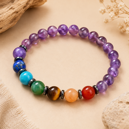 Amethyst Chakra Bracelet