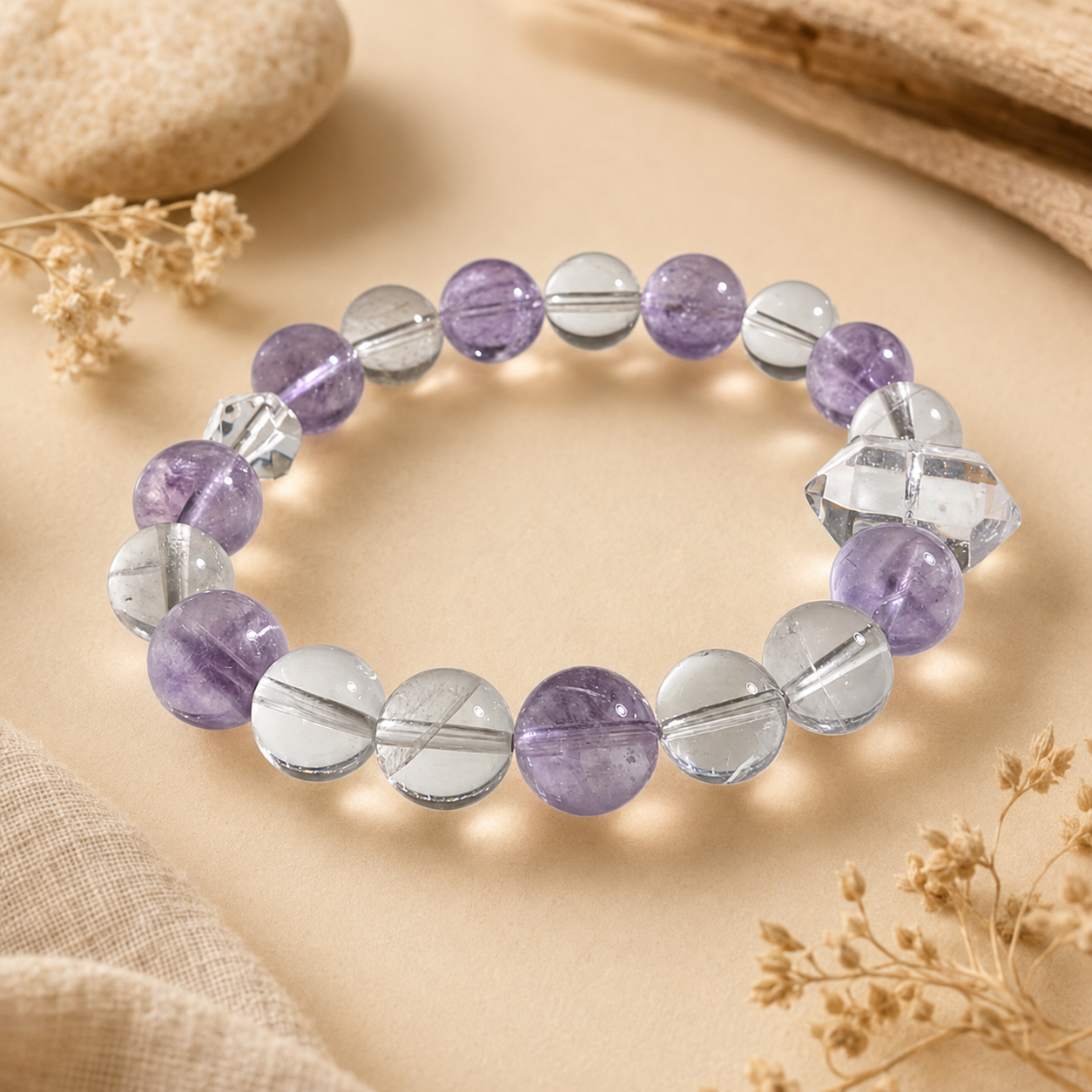 Amethyst Crystal Bracelet