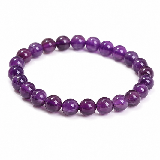 Amethyst Bead Bracelet