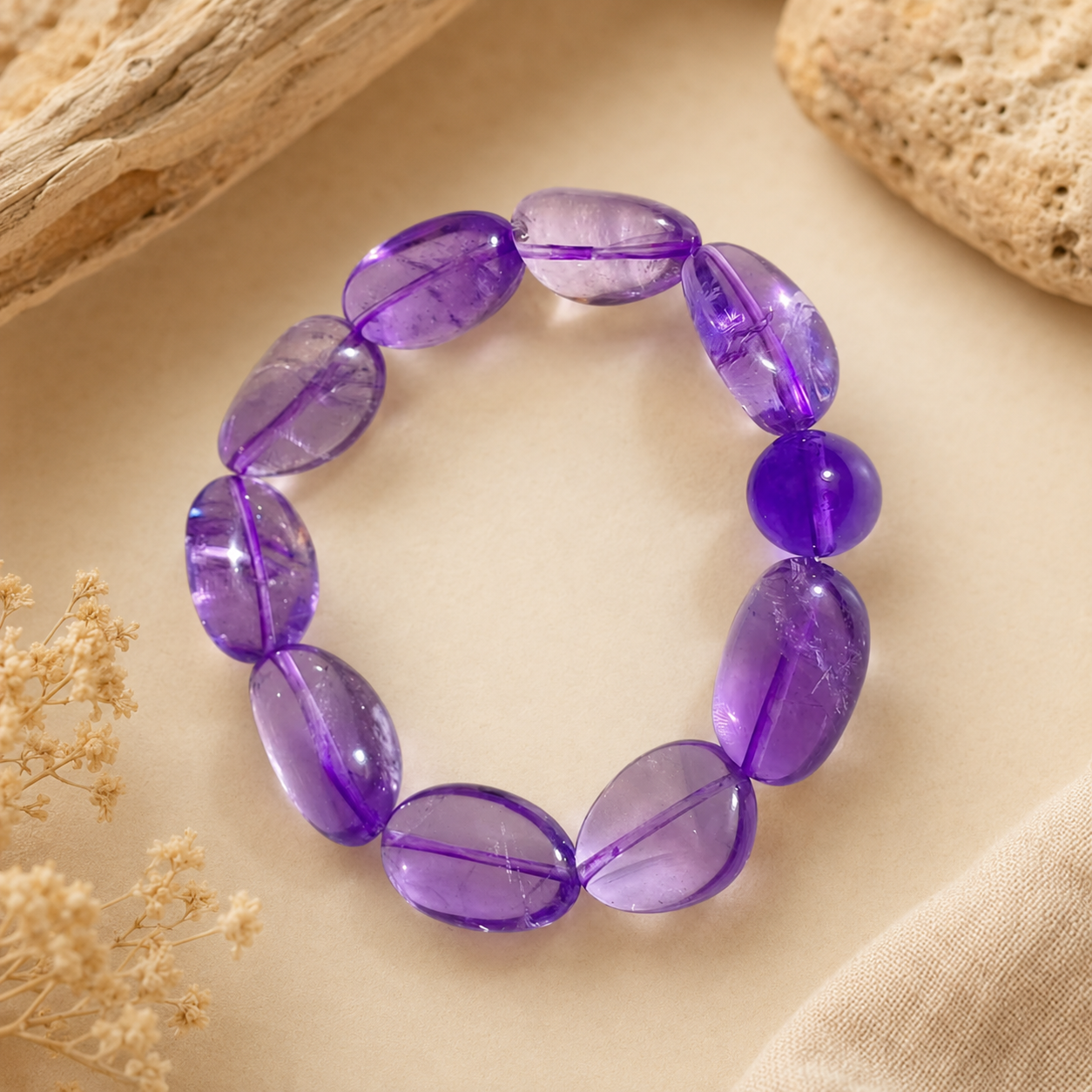 Amethyst Stone Bracelet