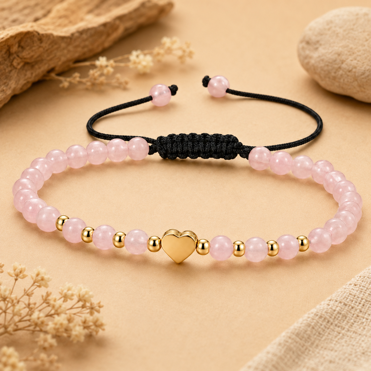 Rose Quartz Bracelet for Love